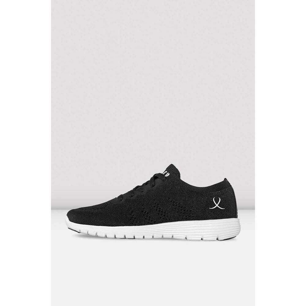 Bloch Black and White Athletic Shoes